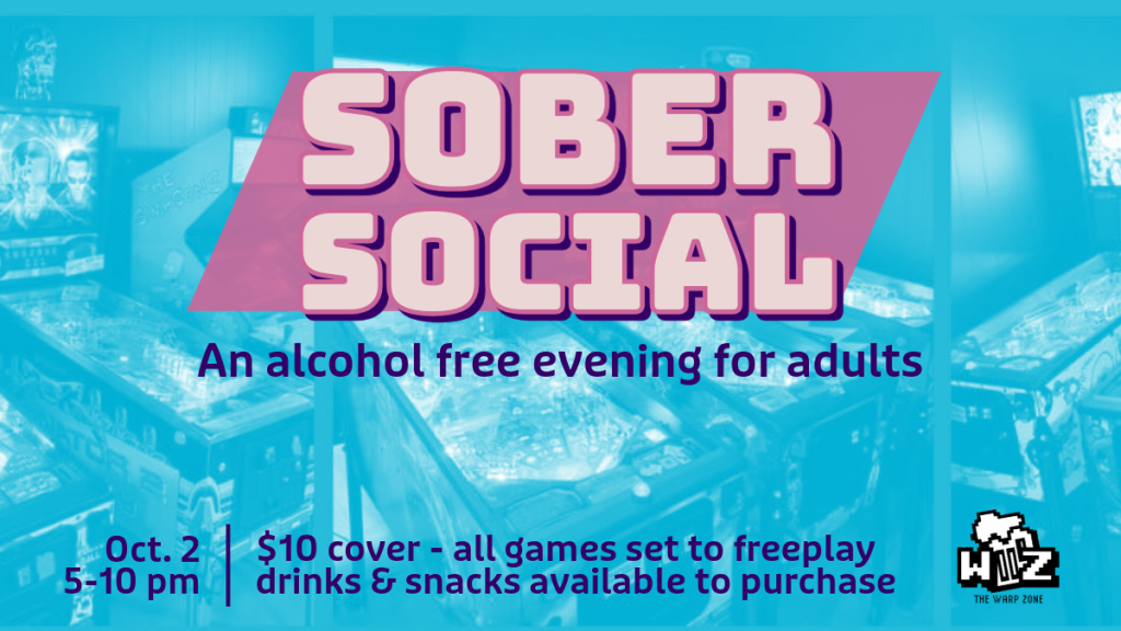 Sober Social at The Warp Zone Bar & Arcade