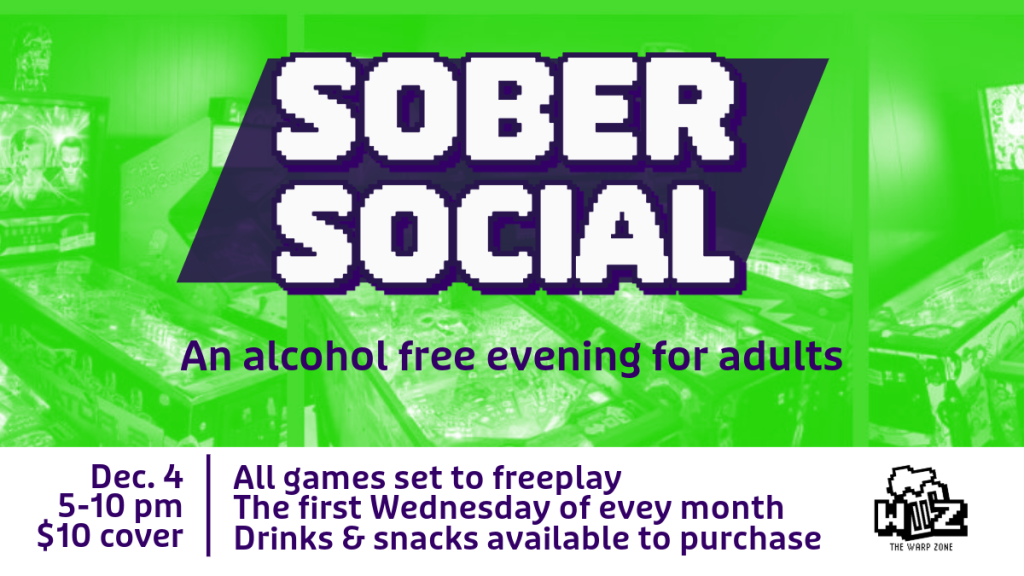 Sober Social at The Warp Zone Bar & Arcade