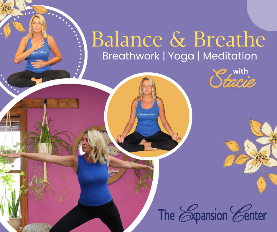 Balance & Breathe w/ Stacie (breathwork, yoga, meditation)