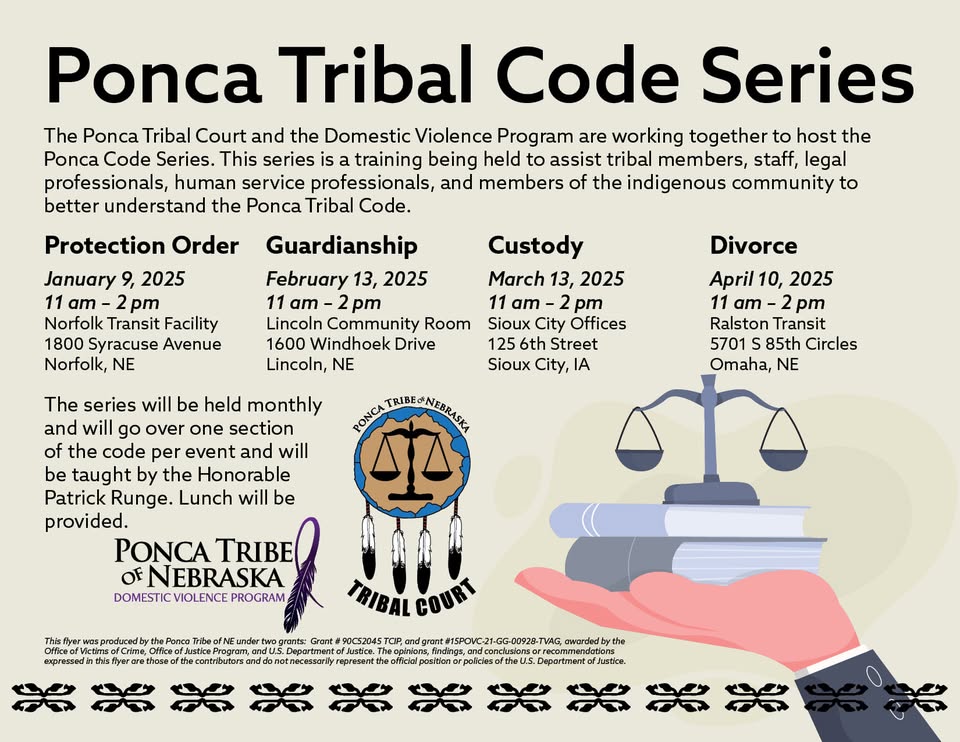 Ponca Tribal Code Series – Custody