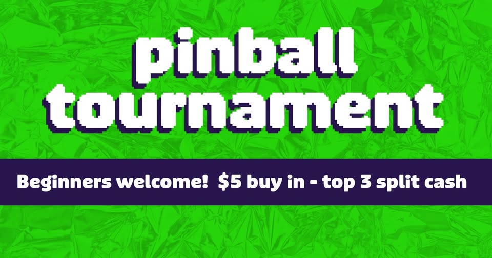 Pinball Tournament – beginners welcome!