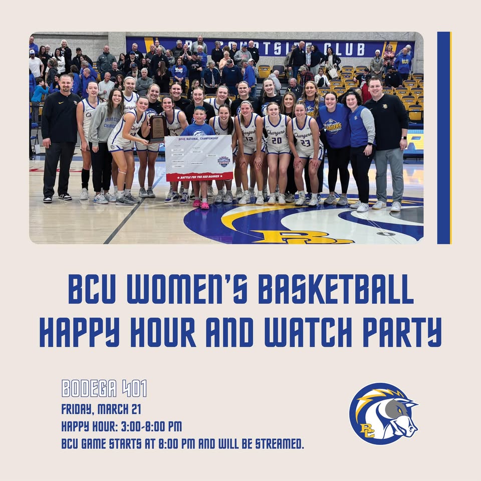 BCU Women’s Basketball Happy Hour & Watch Party | ExploreSiouxLand.com