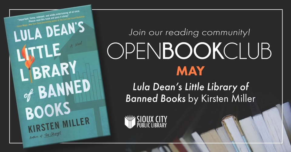 Open Book Club: Lula Dean’s Little Library of Banned Books by Kirsten Miller Open Book Club: Lula Dean’s Little Library of Banned Books by Kirsten Miller