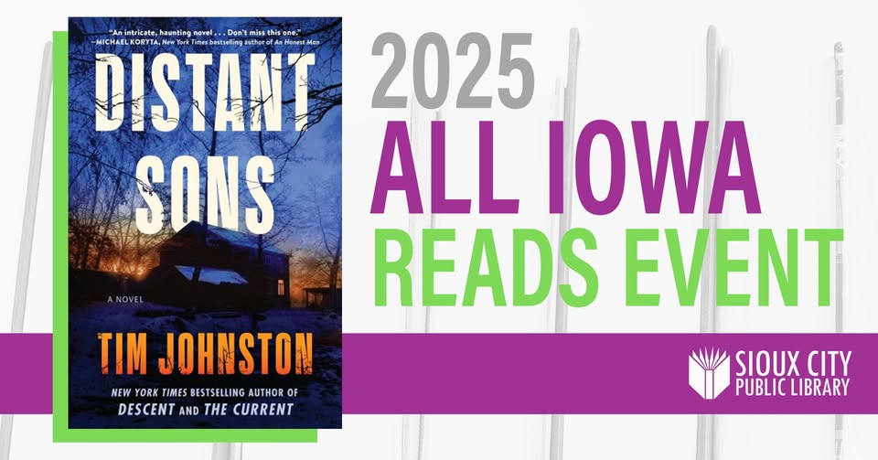 All Iowa Reads Book Discussion: Distant Sons by Tim Johnston All Iowa Reads Book Discussion: Distant Sons by Tim Johnston