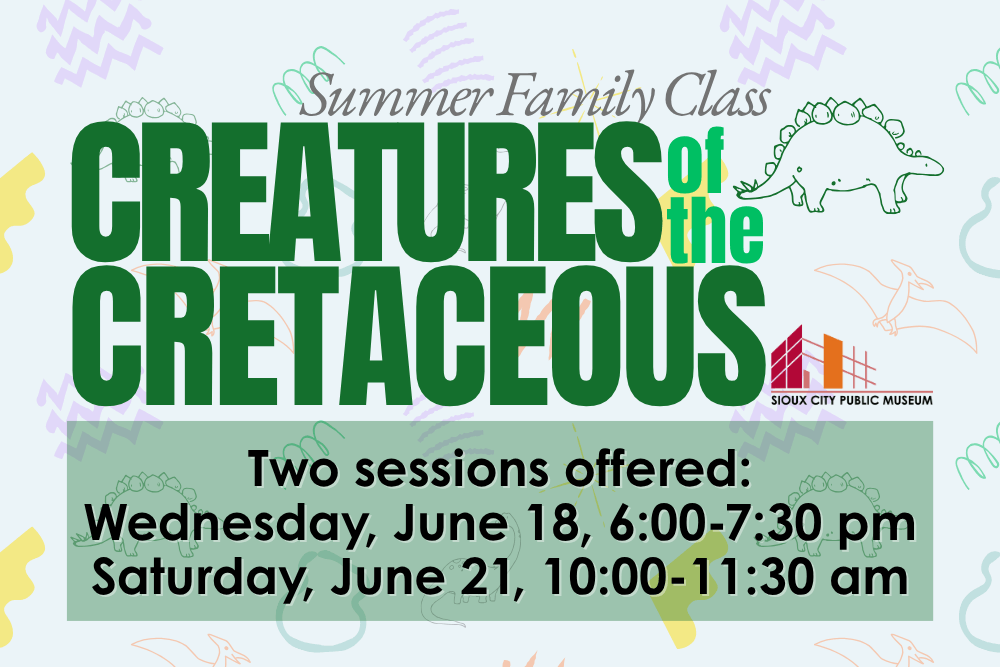 Summer Family Class: Creatures of the Cretaceous