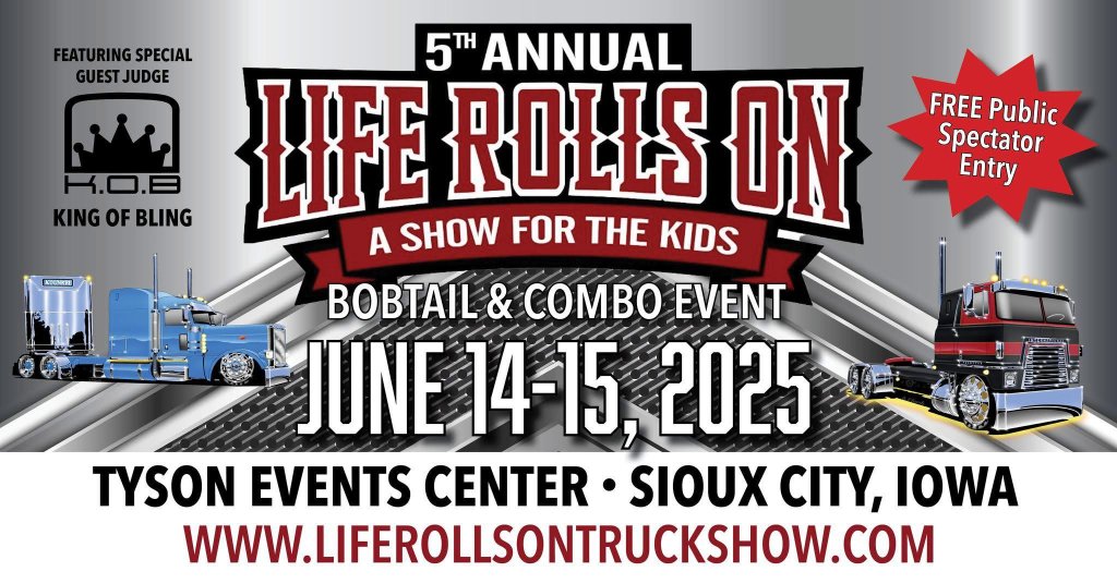 5th Annual Life Rolls On: Bobtail & Combo Trucks Show For The Kids