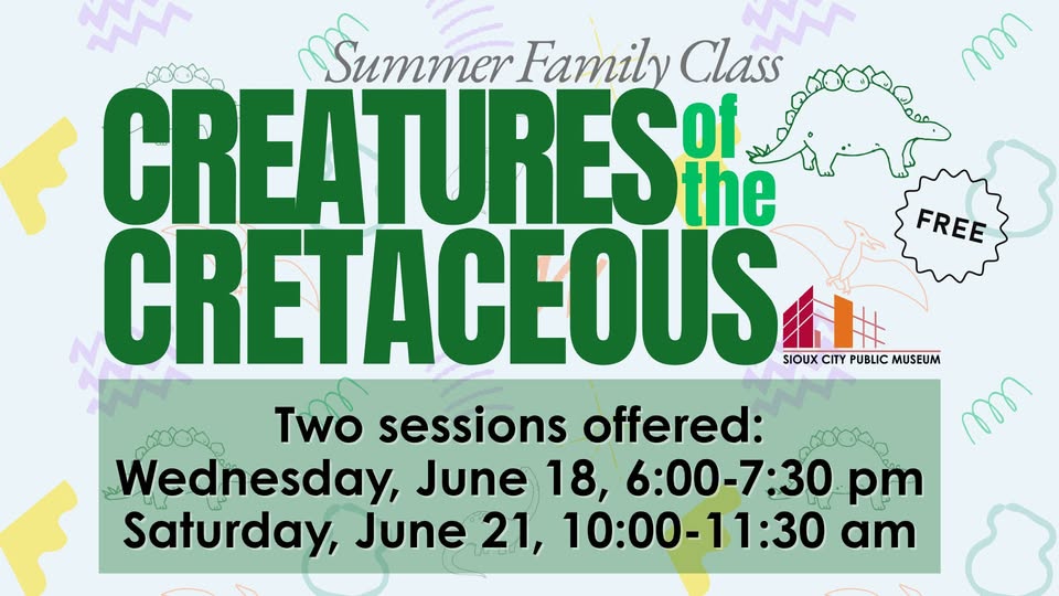 Summer Family Class: Creatures of the Cretaceous