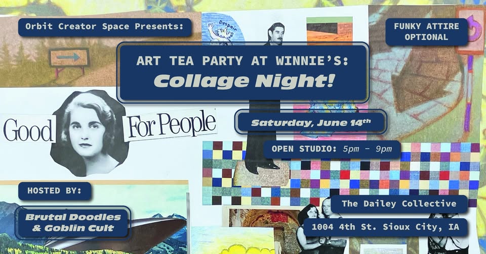Art Tea Party: Collage Night
