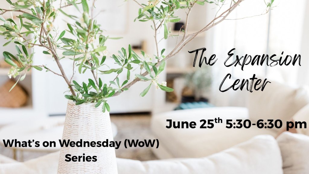 What’s on Wednesday: The Expansion Center