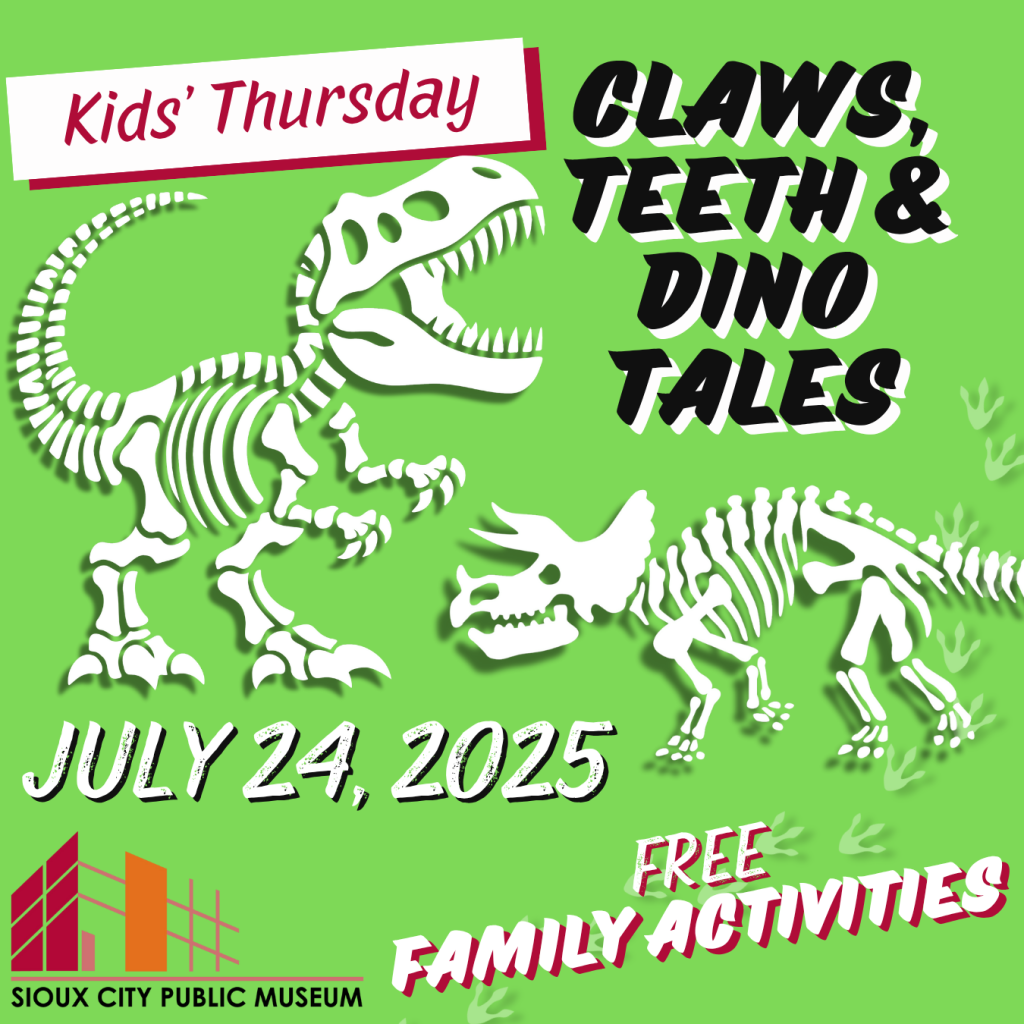 Kids’ Thursday: Claws, Teeth & Dino Tales