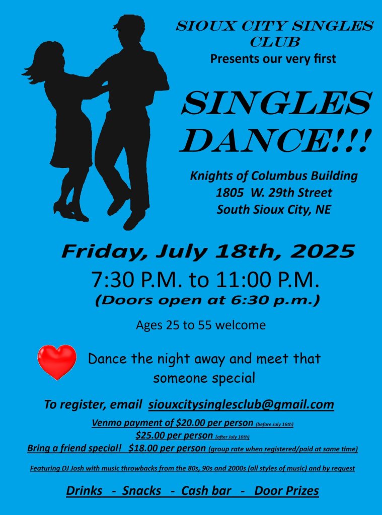 Sioux City SINGLES DANCE