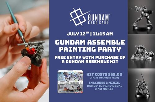 Gundam Card Game | Gundam Assemble Painting Party