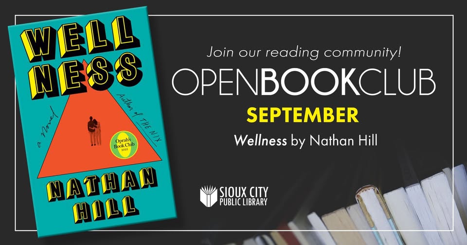 Open Book Club: Wellness by Nathan Hill
