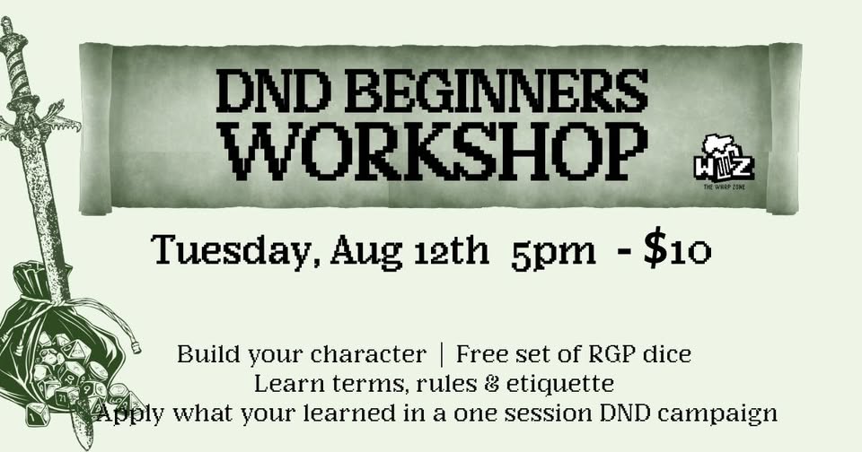 DND for Beginners Workshop