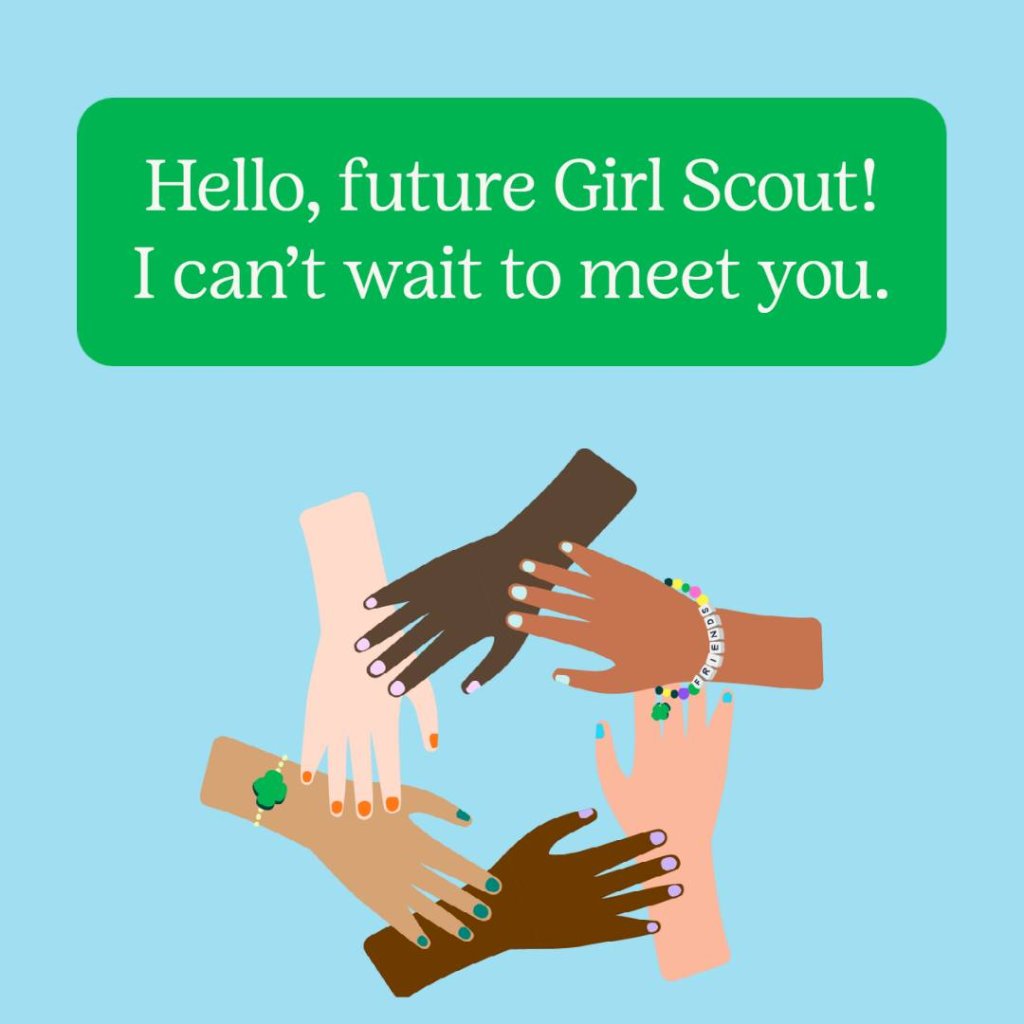 Try out Girl Scouts!