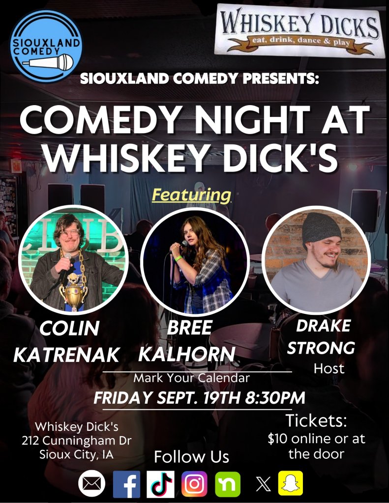 Comedy Night at Whiskey Dicks with Bree & Colin