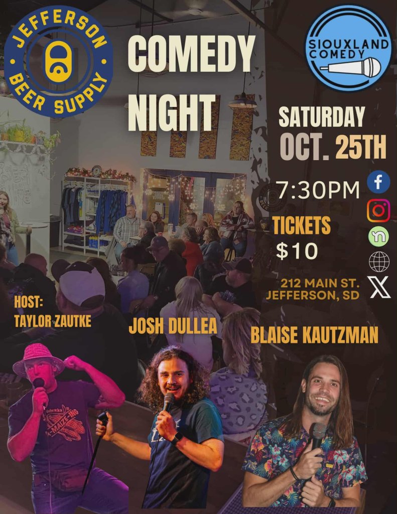 Comedy Night at Jefferson Beer Supply with Blaise & Josh