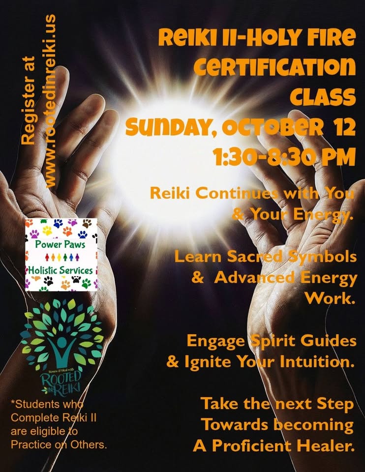 Reiki II Certification Class