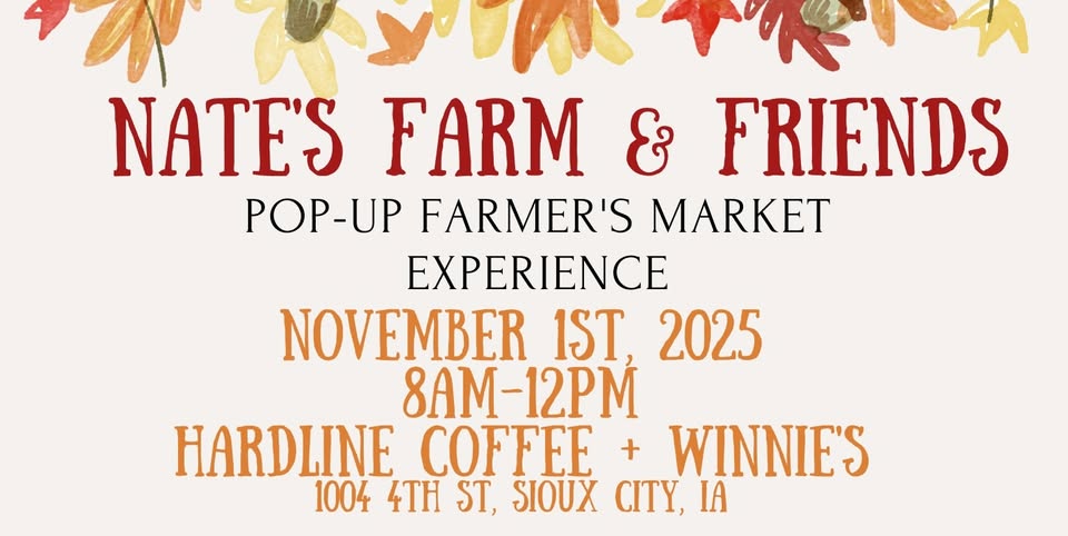 Nate’s Farm and Friend’s Pop Up Market Nate’s Farm and Friend’s Pop Up Market