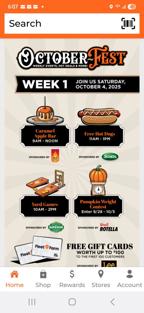 Octoberfest at Fleet Farm