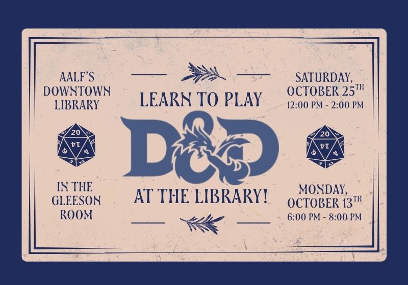 Learn to Play D&D at the Library for free!