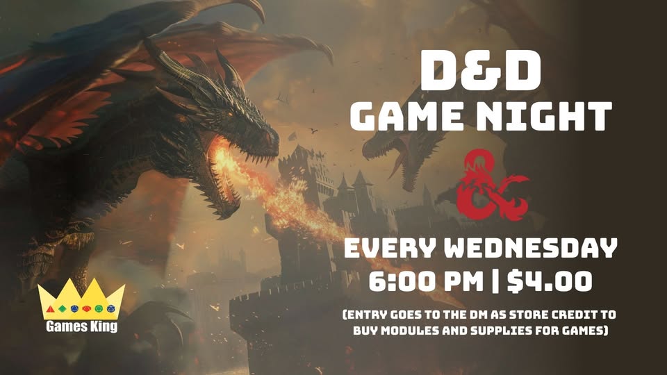Dungeons & Dragons Weekly Game Night