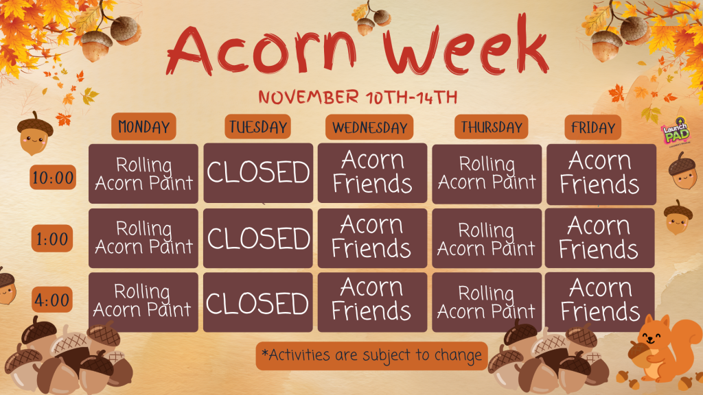 Acorn Week