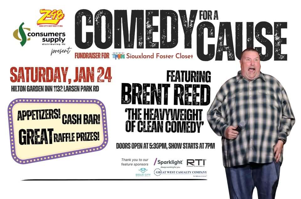 Comedy for a Cause: Fundraiser for Siouxland Foster Closet