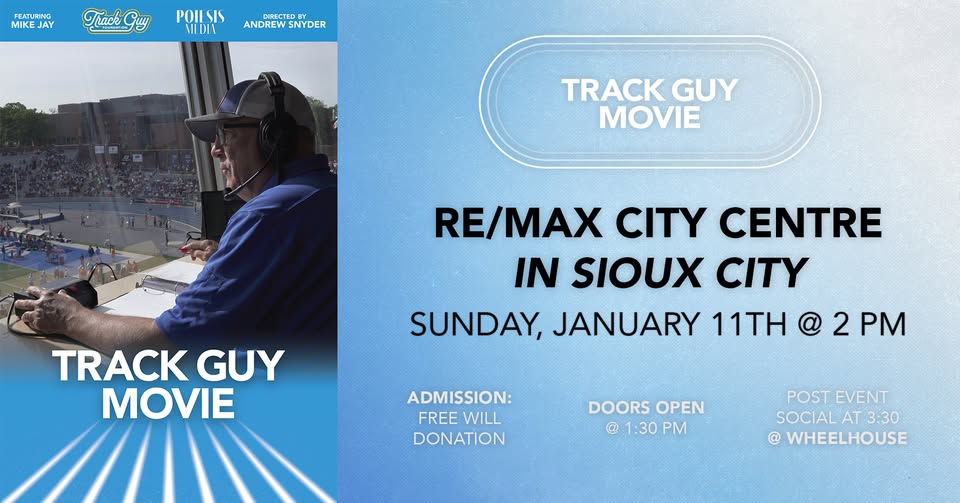 Track Guy Movie Screening in Sioux City