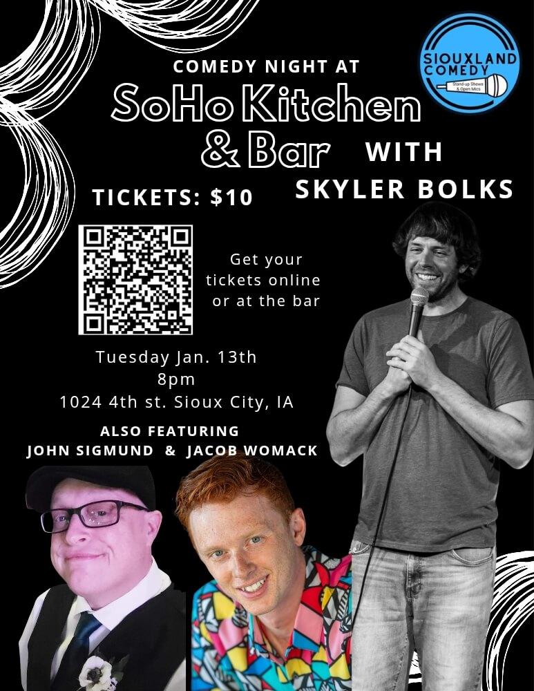 Stand-up Comedy with Skyler Bolks at SoHo