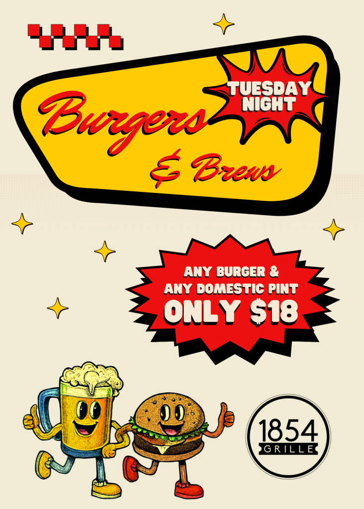 Burgers & Brews Tuesday