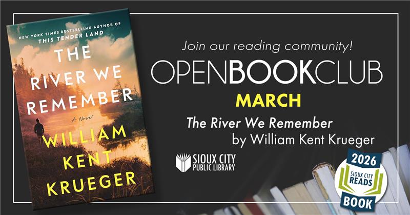 Open Book Club: The River We Remember by William Kent Krueger