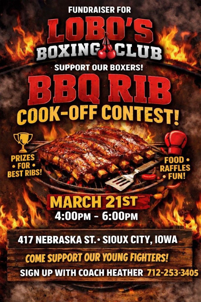 Lobo’s 2026 BBQ Rib Cook Off Fundraiser