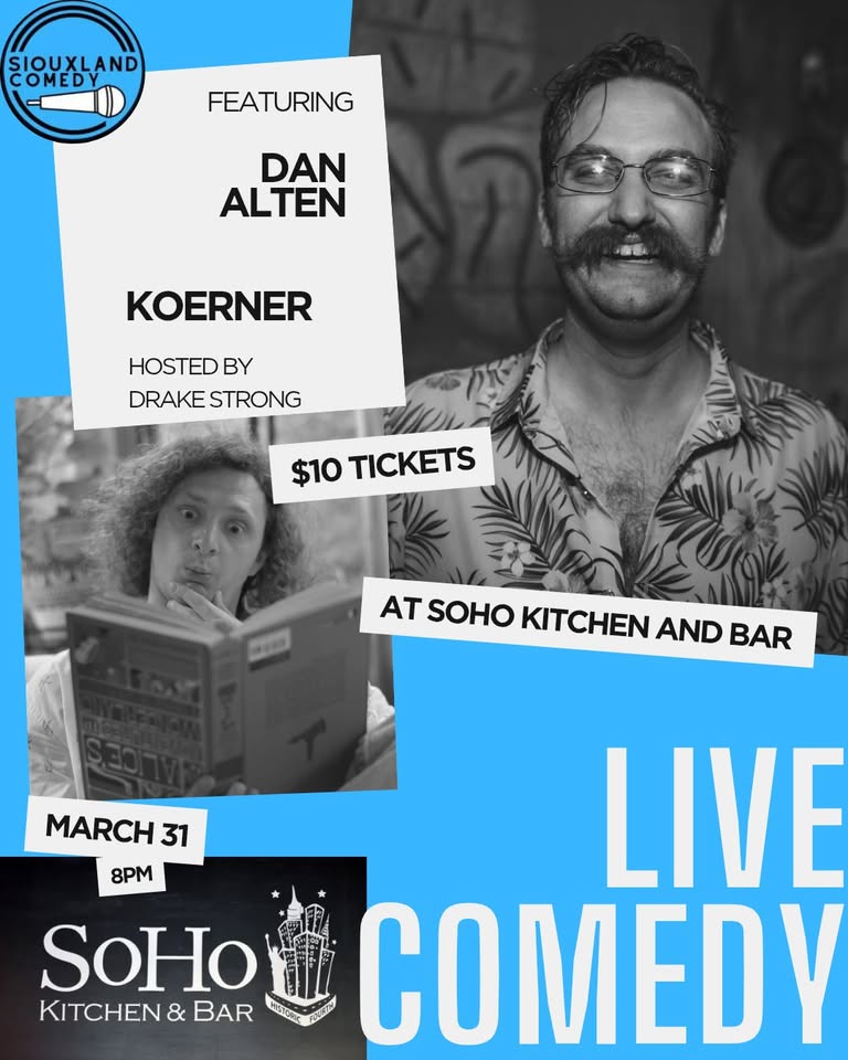 Stand Up Comedy with Dan Alten & Koerner