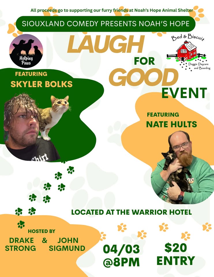 Laugh for Good: Noah’s Hope Animal Rescue