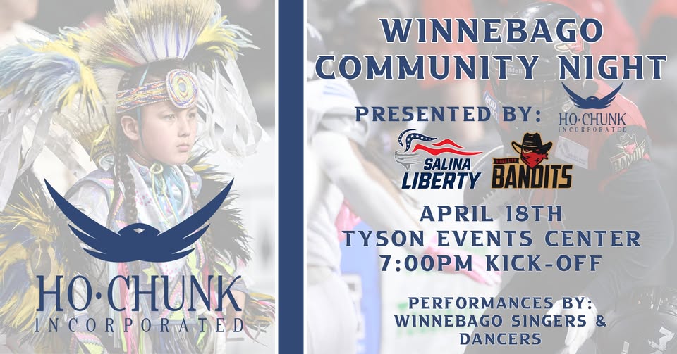 Winnebago Community Night – Sioux City Bandits vs Salina Liberty