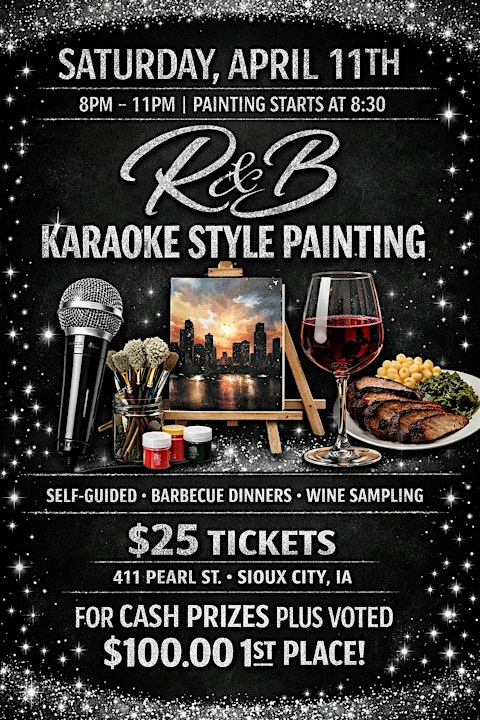 R&B Sip and Paint – Karaoke Style