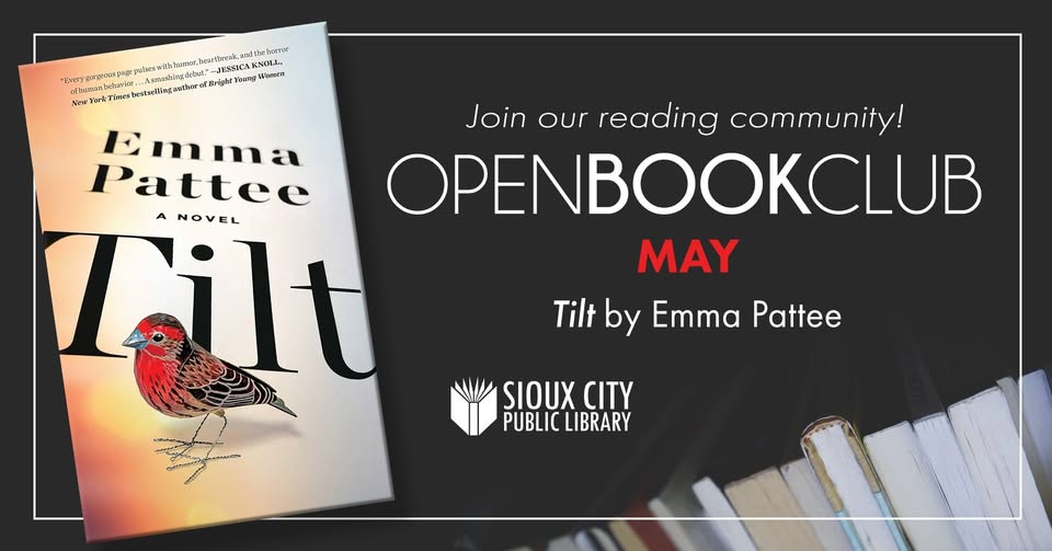 Open Book Club: Tilt by Emma Pattee