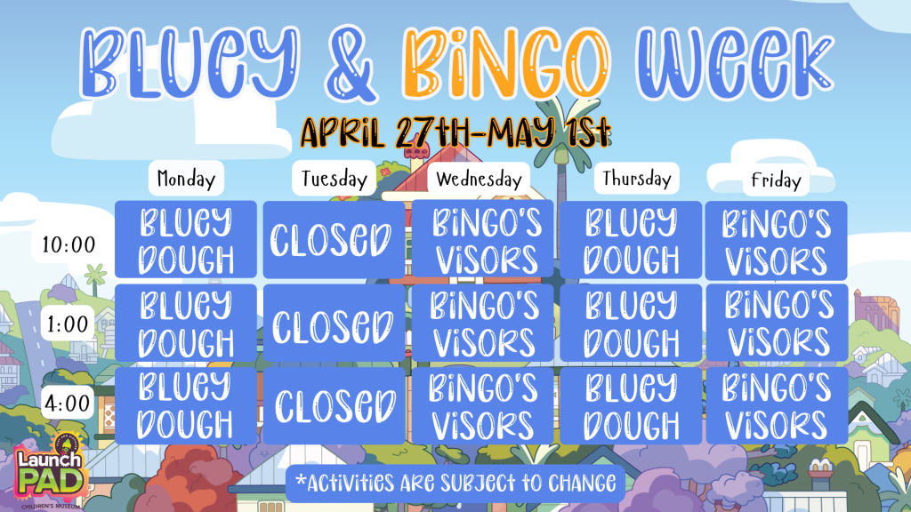 Bluey and Bingo Week!