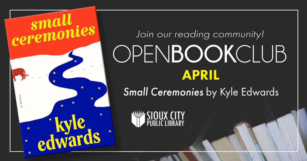 Open Book Club - April @ Morningside Branch Library