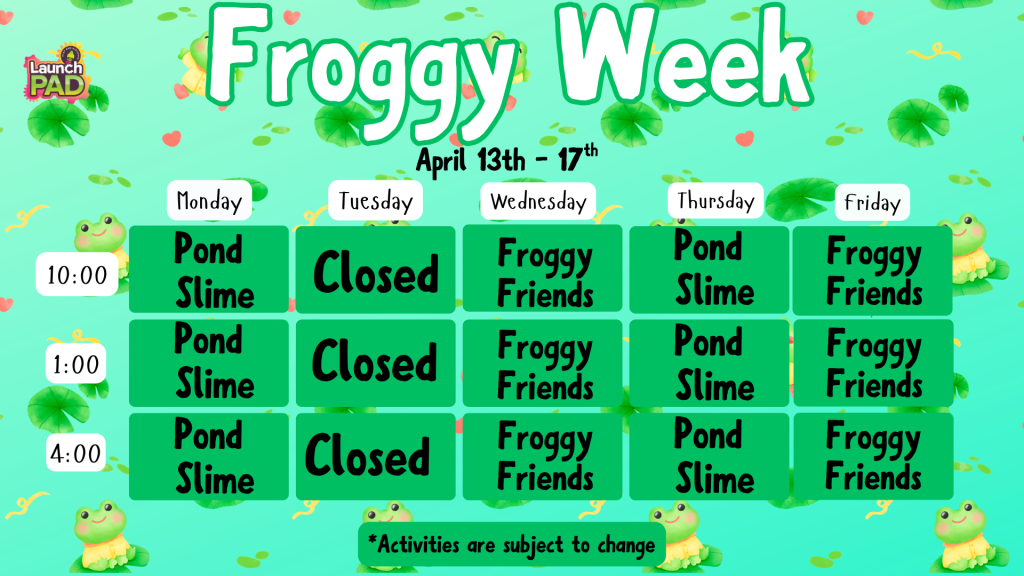 Froggy Week!