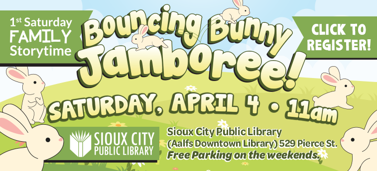 First Saturday Family Storytime: Bouncing Bunny Jamboree!