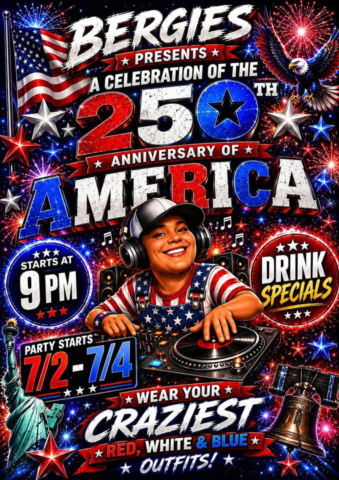 250th Anniversary of America at Bergies