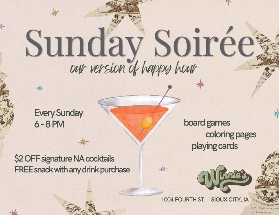 Sunday Soiree – Happy Hour at Winnie’s