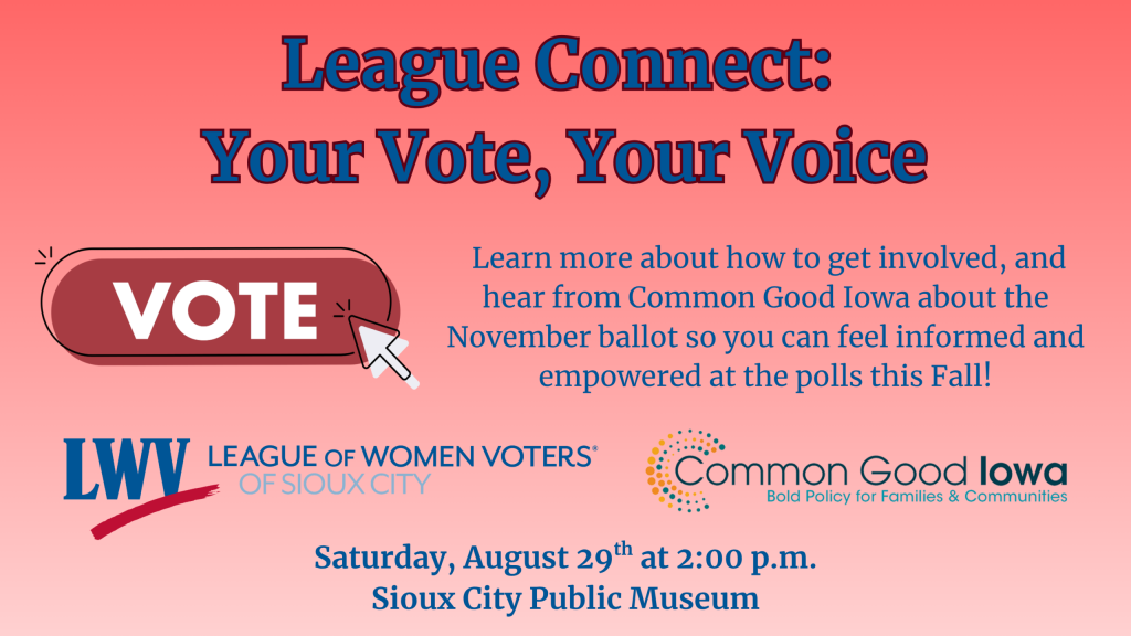 League Connect: Your Voice, Your Vote