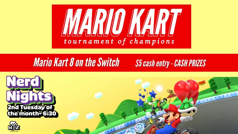 Nerd Night – Mario Kart 8 Tournament