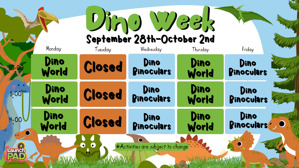 Dino Week at LaunchPAD!