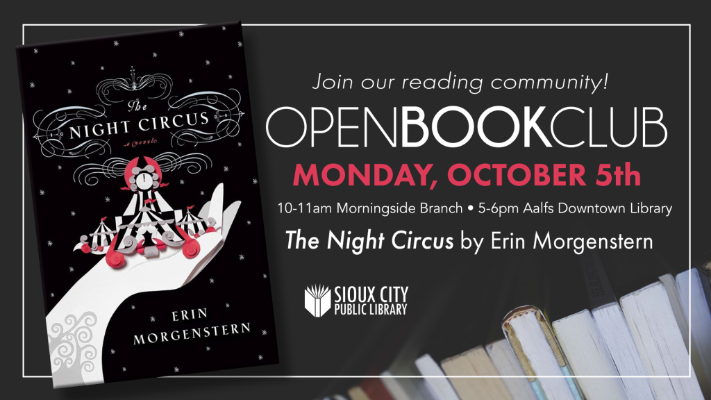 October Open Book Club – The Night Circus by Erin Morgenstern